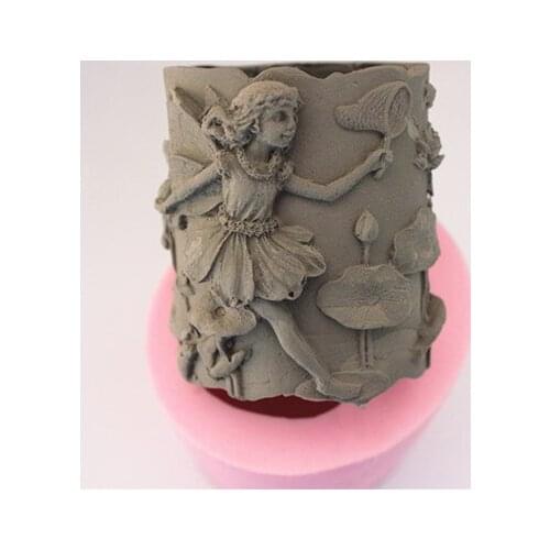 3D fairy catch butterfly Handmade Soap Silicone Mold Animal Candle Molds Polymer Clay Craft