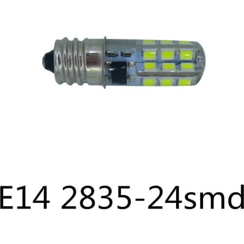 4pcs E14 220V LED bulbs E14 12V led bulb 14mm thread lamp head interface Refrigerator bulb E14 Range hood light bulb 12v 220v