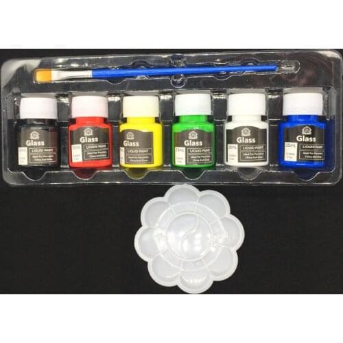 6 x 25ml Heavy Body Colors Rich Pigments Acrylic Paint Set for Painting Crafts J2HC