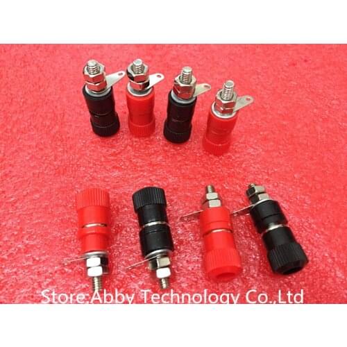 Free Shipping 50pcs/lot JS-910B 4mm Binding Post Banana Jack Terminals Terminal Block
