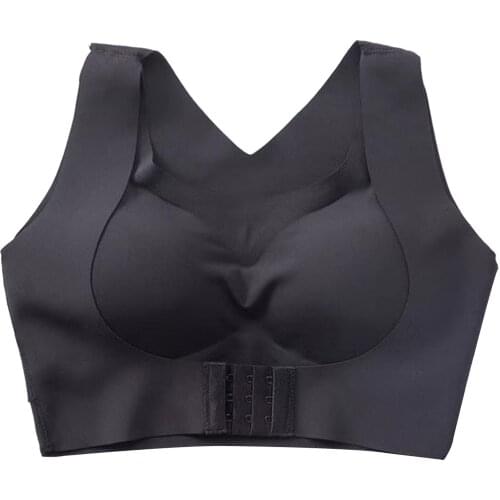 Wireless Underwear Female Gathered Body Shaping Chest Vest Correction Humpback Shockproof Sports Bra Braces & Supports EK