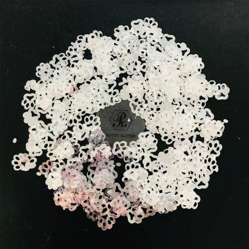 PrettyG 10g Paw Print Glitter Sequins for Resin DIY Making Art Craft Nail Makeup Decoration Accessories B0100A