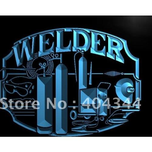 LK215- Welder Tools Repair NEW LED Neon Light Sign home decor crafts
