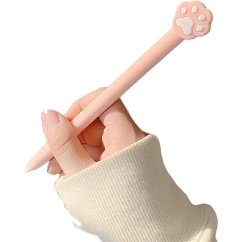 Cute Cat Claw For Apple Pencil 2/1 Case For iPad Tablet Touch Pen Stylus Cartoon Protective Sleeve Cover Flower Pencil Cases