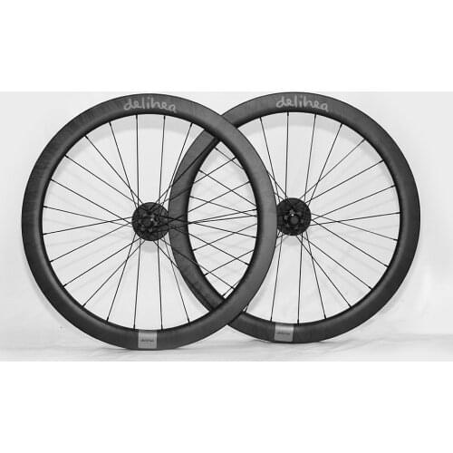 DELIHEA Marble Carbon Disc Center-Lock Wheelset 50MM*25MM CX2 Hub Straight Pull Wheels
