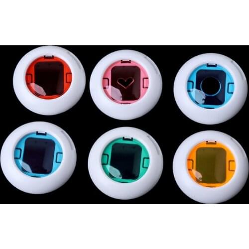 OOTDTY Instax Mini 8/8+/9/7s/KT 6 Pcs Colorful Filter Lens For Fuji Instant Film Camera