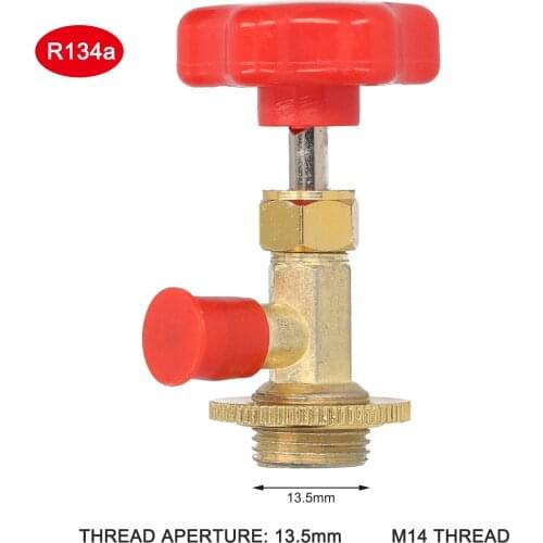 R134a Open Valve Refrigerante Bottle Opener Air Conditioner Tools Fits for R134A Automotive Air Conditioning Charging