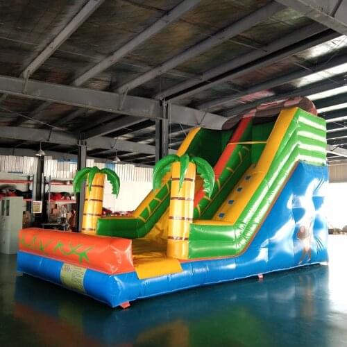 Popular Design Animal Theme Gorilla Slide Inflatable Kids Toy Outdoor PVC Jumping Slide Funny Game
