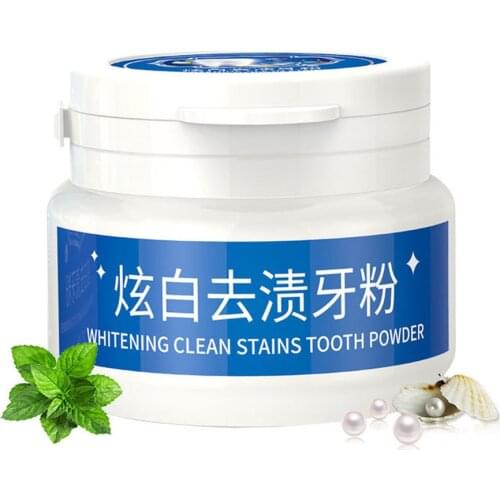 Teeth Stains Removing Powder 30g For Teeth Protecting Oral Cleaning And Breath Freshing Teeth Stains Powder