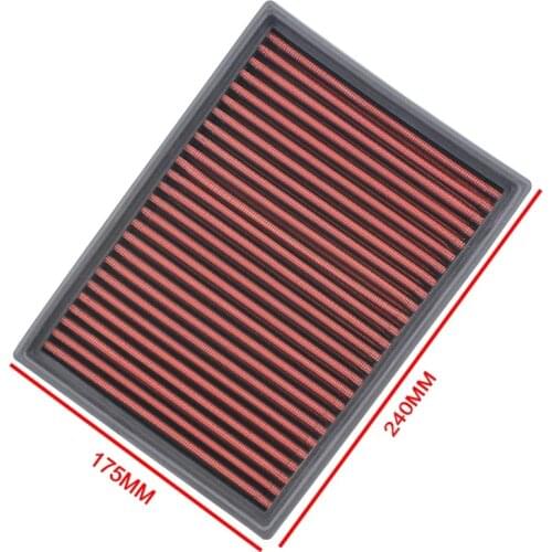 Replacement Panel Air Filter for BMW E36 Z3 E46 330 E38 E39 520 E60 E85 Z4 E90 High Flow Washable Reusable OEM 18316064081