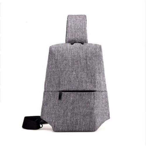 SOFIE New Soft Waterproof High Capacity Chest Bag For Men Female Canvas Sling Bag Casual Crossbody Bags For Short Trip Urban