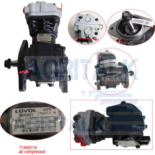 T74600119, the air compressor for Foton Lovol Power
