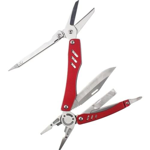 1Piece High Quality Multi Tool Pliers Wire Strippers Screwdriver Scissors Portable Mini Outdoor Survival Hand Tools Multitool