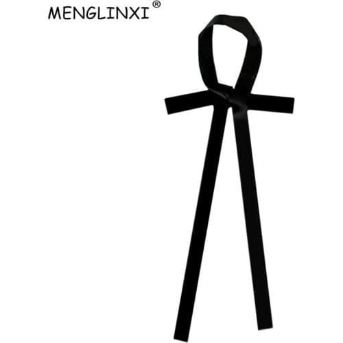 120cm X 2.5cm Solid Color Silk Scarf Fashion Brand Bag Scarf For Women Head Skinny Scarf Long Handle Bag Scarves Wraps