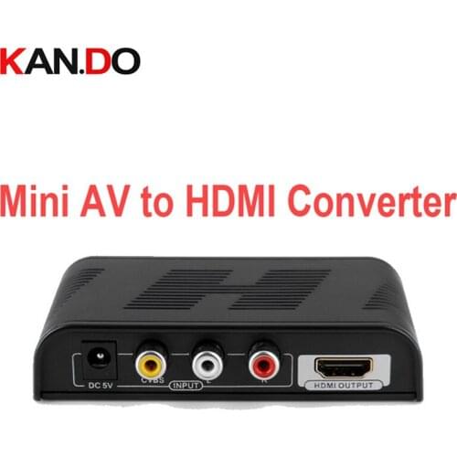 363MINI signal AV to HDMI Converter 1080P AV to HDMI Video Converte HDMI Converter CVBS+Audio(L/R) to HDMI AV converter adapter