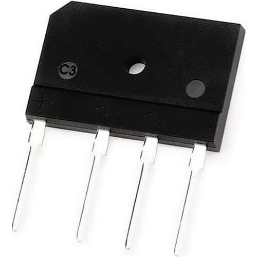 5PCS GBJ1510 gbj1510 1000V 15A ZIP-4 Diode Bridge Rectifier Single Phase Bridge Rectifier IC Chip Through Hole