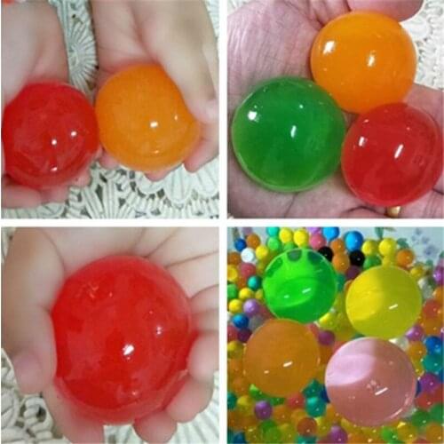 5pcs/lot Big Crystal Soil Mud Hydrogel Gel Kids Children Toy, Water Beads Growing Up Water Balls Wedding Home Decor