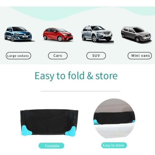 Car Sun Shade Side Window Sunshade Cover UV Protect Perspective Mesh Universal Car Accessories Windows Can Be Opened