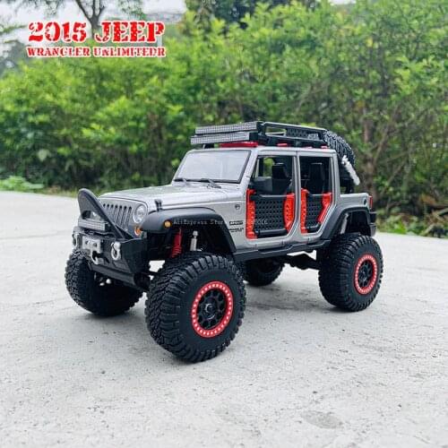 Maisto 1:24 Jeep-Wrangler manufacturer authorized simulation alloy car model crafts decoration collection toy tools