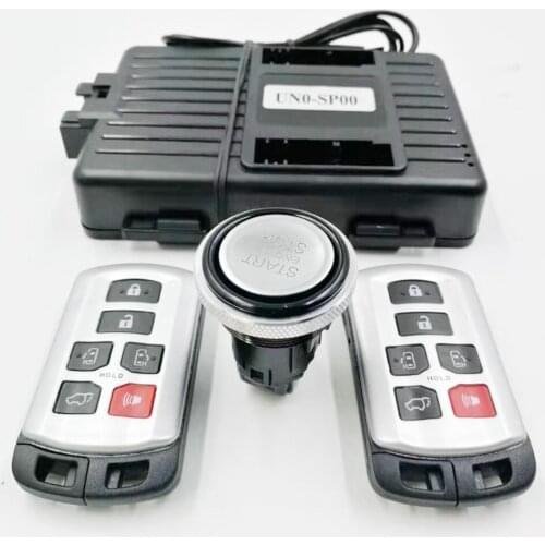 For Toyota Sienna add push button Start stop system and Remote key start stop system and Keyless Entry system
