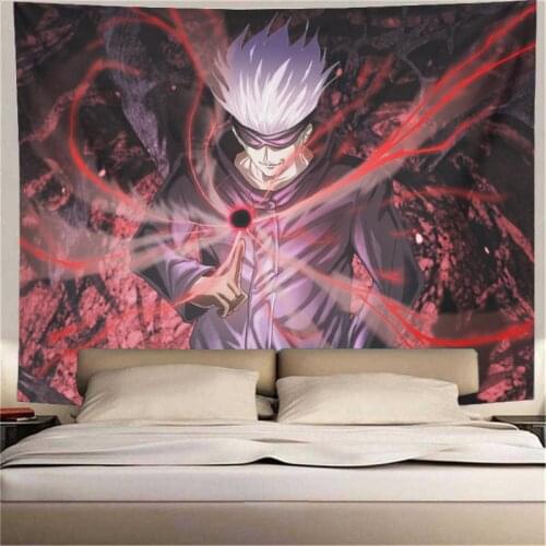 Home Decor Anime Tapestry Kawaii Room Decor Bedroom Wall Decoration Wall Tapestry Witchcraft Tapiz Decoration Mural Gobelin