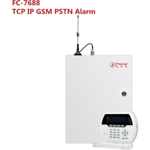 DHL Shipping Industrial Metal Box Wired Alarm TCP IP Alarm Smart Home GSM Alarm System 96 wired zone With WebIE and App Control