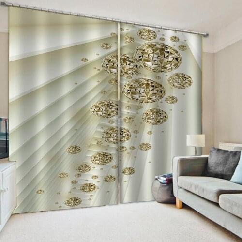 European Luxury Curtains Creative Window Curtains Drapes For Living Room Bedroom Home Decor Jewelry Photo Drapes Blackout