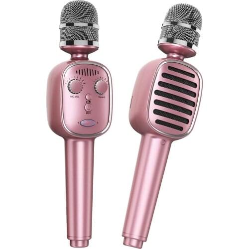 GOODAAA Karaoke Microphone with Voice Changer Portable Handheld Mic Speaker Bluetooth Singing Machine