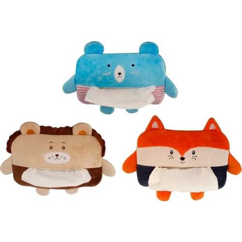 Car Cartoon Tissue Box Cartoon Tissue Collection Box With Exquisite Turner Cute Soft Car Tissue Bag