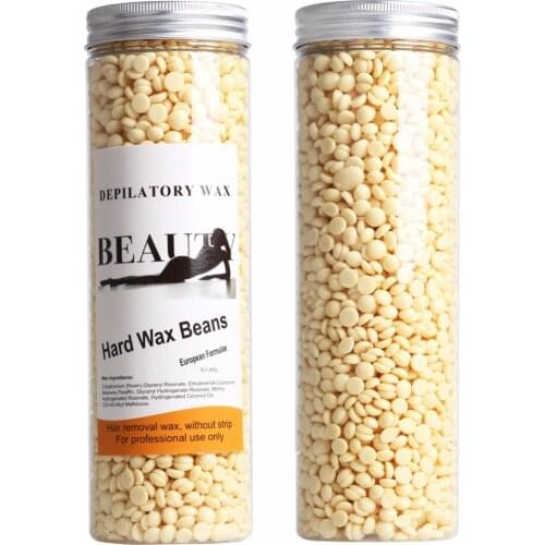 Hot Film Hard Wax Pellet Depilatory Wax Depilador Feminino Corporal Hard Wax Beans Cire Epilation Creamy Hair Removal Cream 400g