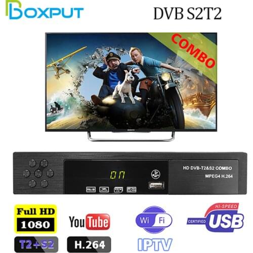 Multi Functional S2T2 Combo Googleplay YouTube Full 1080P Wlan H.264 Satellite receiver