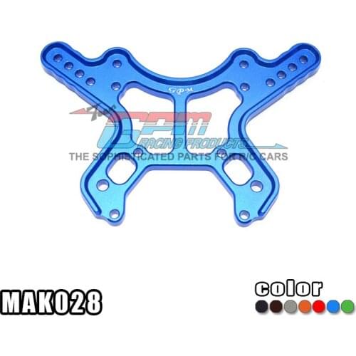 GPMALUMINUM FRONT DAMPER PLATE For 1/8 4WD ARRMA NOTORIOUS 6S STUNT TRUCK -ARA106044T2 RC Upgrade