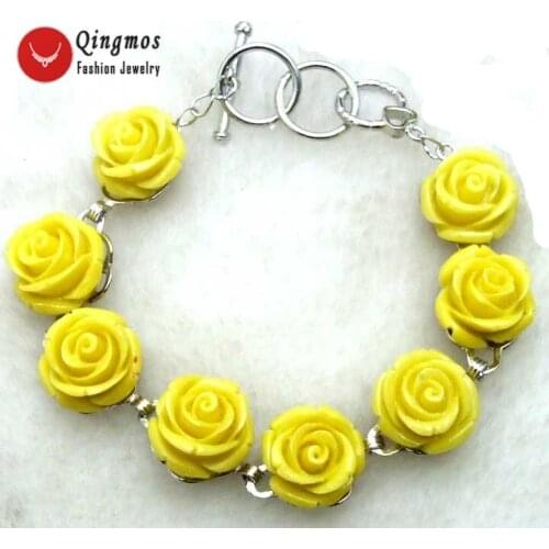 Qingmos Yellow Bracelets