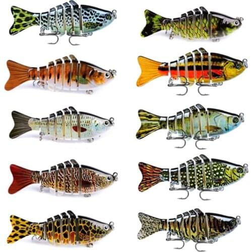 Fishing Lure 15.5g / 10cm With Packaging 7 Knots Fish Lure Bionic Bait Artificial Rigid Bait Minnow Wobblers Perch Fish Tackle