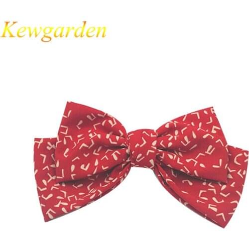 Kewgarden Girls solid color big bow hairpin children hair accessories baby girl headbands 4pcs