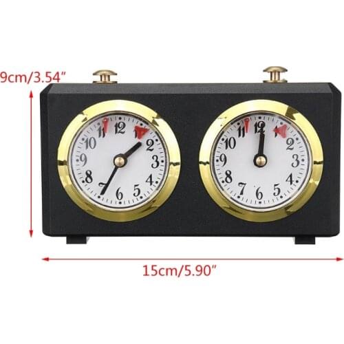 Chess Timer, Professional Chess Clock Game Timer Analogue Clock Chess Timer I-GO