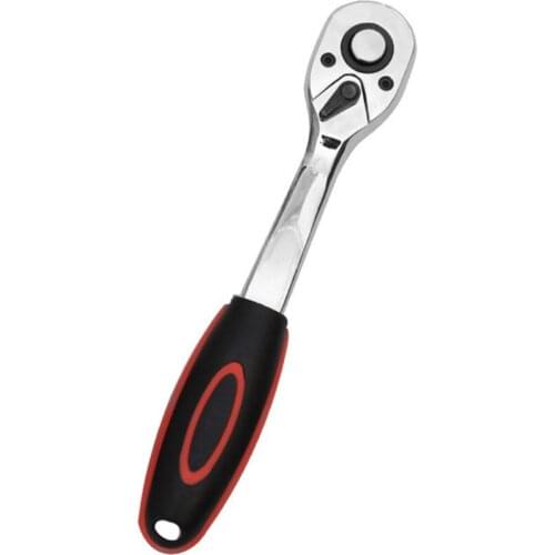 24 Teeth Ratchet Wrench Rustproof Wear Adjustable Extension Rotating Telescopic Socket Ratchet Wrench Spanner Hand Tools