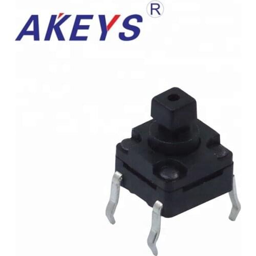 50PCS TS-I012 6*6 Waterproof Tact Switch DIP 4 Pin MINI Touch Switch Square Button