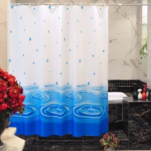TOILET Shower Room Thickened shower cord Shower curtain Waterproof and mildew proof set Water Drawing curtain Hanging Window