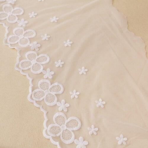 1YARD Lace accessories, hem, skirt, curtain, handmade DIY, 30cm wide, white hot sale