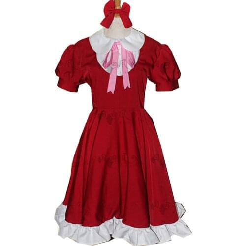 2021 Bungo Stray Dogs Alice cosplay costume Red dress uniform Halloween costumes Anime clothes outfits cosplay