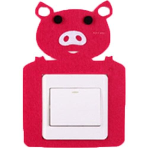2021 New Pink Pig Switch Wall Sticker Cutting Dies Wooden Knife Die Compatible With Most Manual Die Cut Cutters