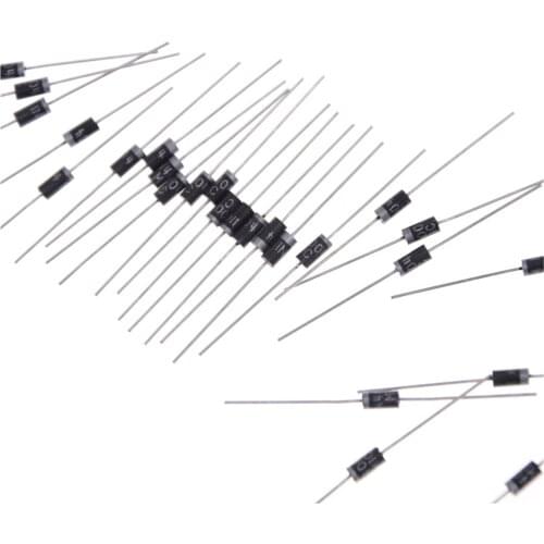 30pcs/lot Rectifier Diode 1A 400V 1N4004 Axial Lead Silicon Rectifier Diodes