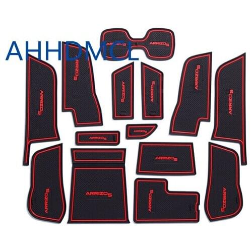 Car Anti-Dirty Pad Door Groove Gate Slot Cup Armrest Storage Pad Anti-Slip Mat For Chery Arrizo 5 5e
