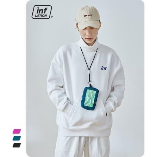 INFLATION Candy Color Wallet Mobile Phone Bag 2020 Men Coin Purses Square Hand Bag Casual Clutch Money Fashion Bag 270AI2019