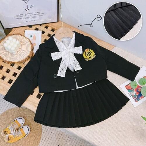 2020 New Children Clothes Child Girl Cotton Kids Skirts And Long Sleeve Tops Suit For Girls Skirt Set Girlsoutfits Clothing