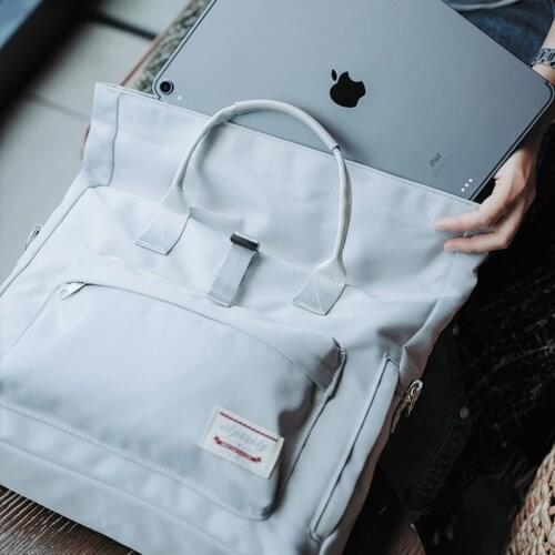 Multifunctional Backpack Women Waterproof 14 5.6 inch Laptop Backpack Double Shoulder Single Shoulder Portable Three-use