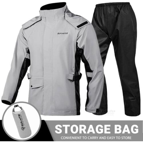 Motorcycle Raincoat Rain Suit Raincoat Rain Coat Jacket Pants Moto Motorbike Biker Rain Set Waterproof Motorcyclist Men Women