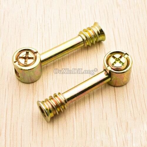 Brand New 20PCS 4 In 1 Furniture Connecting Accesories Bed Wardrobe Cupboard Cabinet Assembly Screws Nut & Bolts Sets