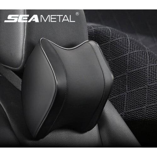 Car Headrest Pillow Interior Auto Neck Head Protector Cushion Car Waist Support Memory Cotton Soft Back Cushion Auto Accessory